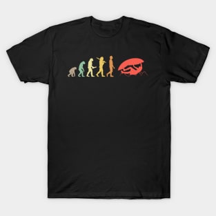 Retro Climbing Evolution Gift For Climbers T-Shirt